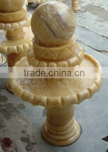 Natural marble stone ball for garden decoraction