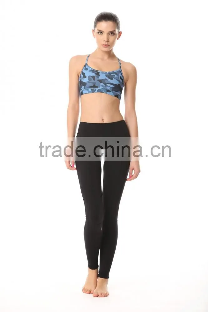 New Trendy Printed Women Active Workout Bra Top