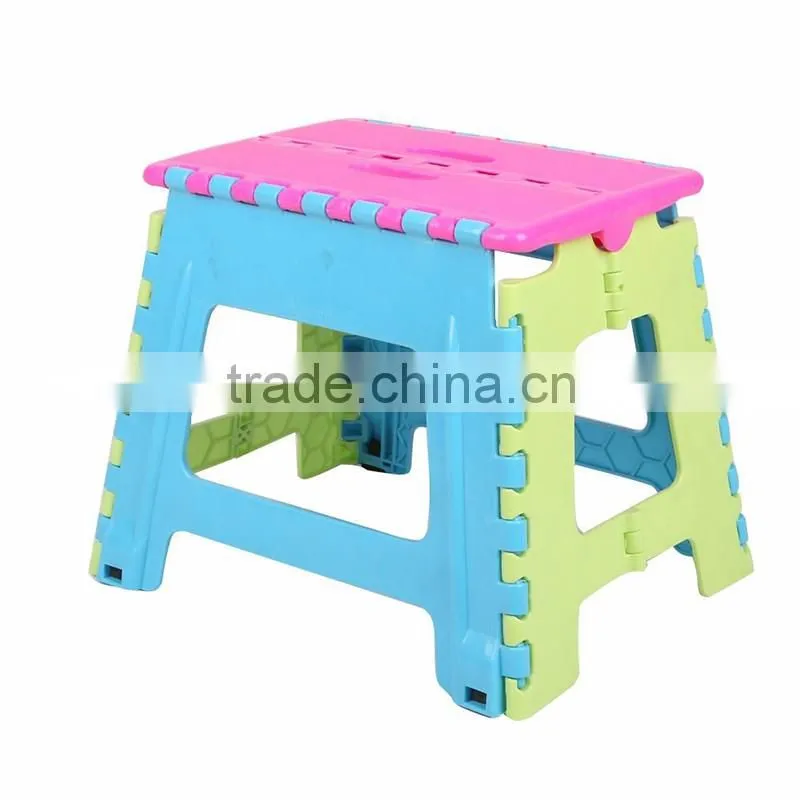 Fashionable puzzle stool plastic folding fishing foot step stool