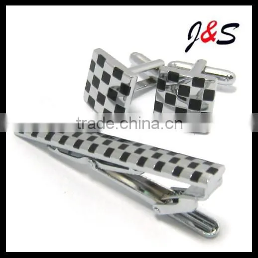 cufflink and tie pin set for men