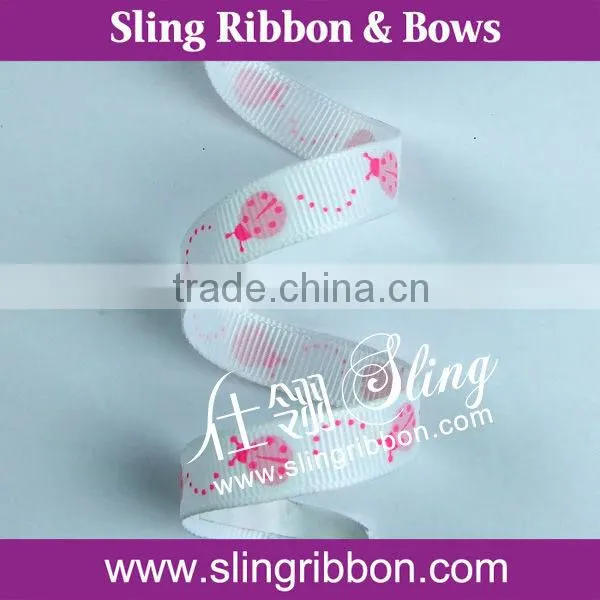 9mm Animal Pattern Custom Printed Grosgrain Ribbon Wholesale