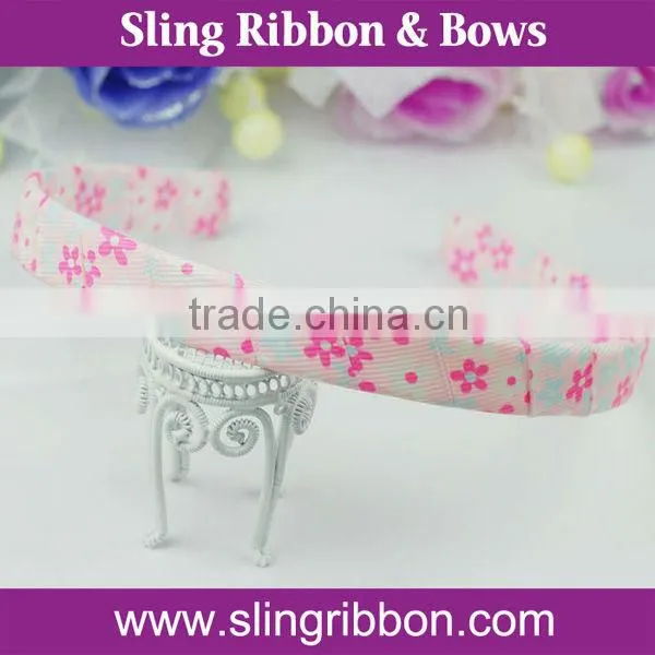 Latest Flower Ribbon Headband Spring Hair Accessories