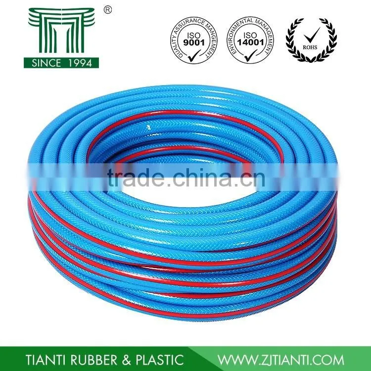 1" PVC garden hose, garden water hose with brass connector