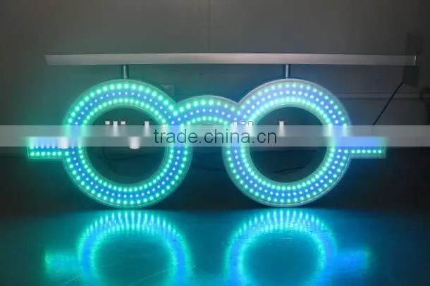 2015 NEW!!!! LED GLASSES SIGN