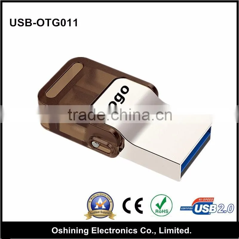 Promotional Custom Otg USB Flash Drive, Mini USB 3.0 Flash Drive 8gb Wholesale(otg-011)