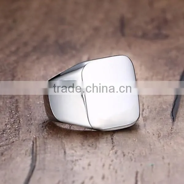 Black Men Stainless Steel Finger Ring ZTRC-294
