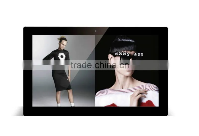Android digital signage,18.5 inch All-In-One computer monitor support keyboard & mouse for commercial advertising display