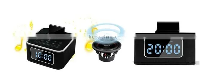 Portable bluetooth fm radio speaker with usb port aux bluetooth speakers