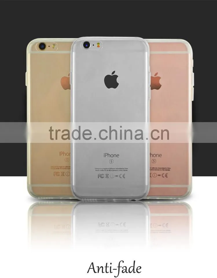 Clear Case Thin Silicone Soft TPU Transparent Cover for iphone 6