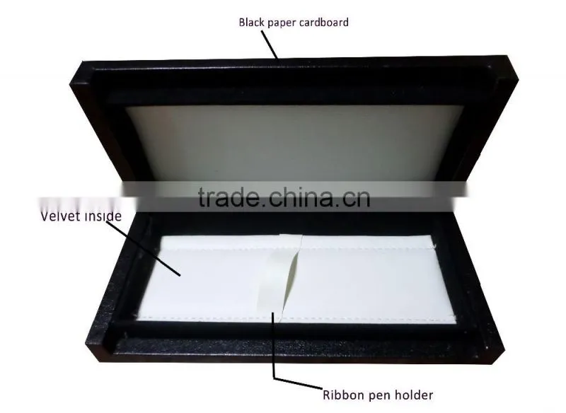 Top promotion for the black cardboard pen case box