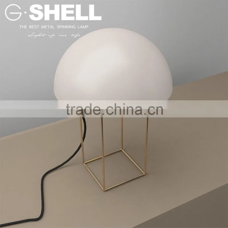 Fancy half round study room lighting table lamp for reading