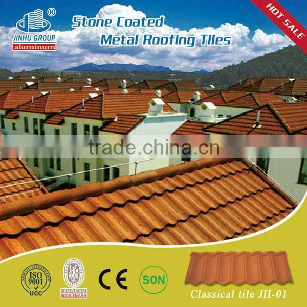 colorful stone coated metal roofing tiles best sold in the U.S.A market