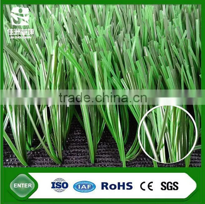 Top quality high standard bicolor soft touching synthetic artificial green grass wall for futsal football