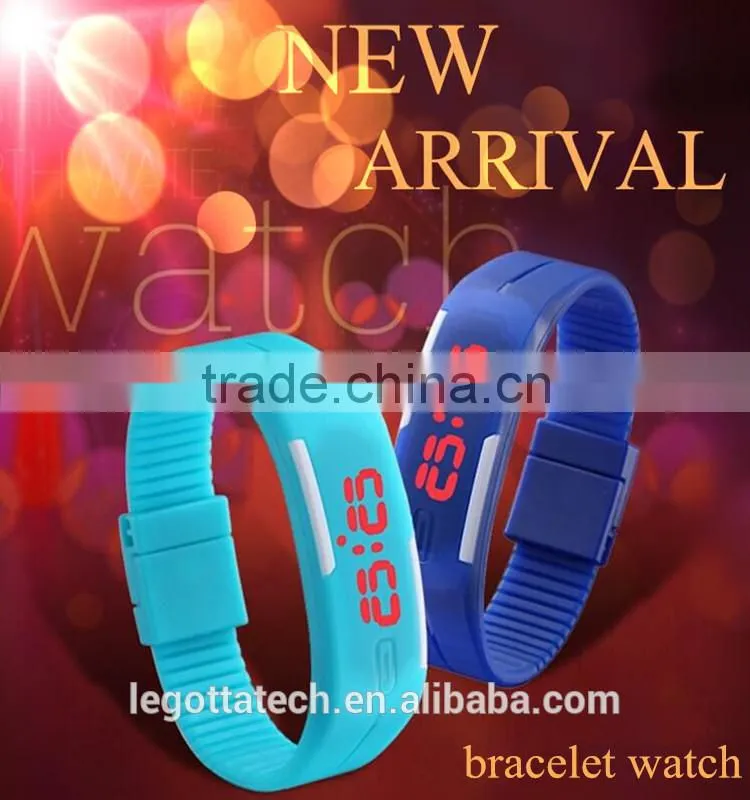 China factory directly supply cool smart bracelet watch men silicone