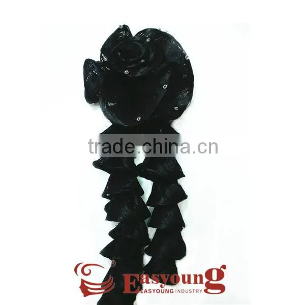 Wholesale Rose hair flower hairpieces for bride in wedding hair accessories