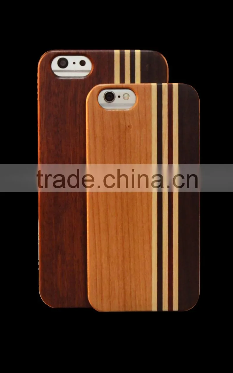 MOBILE PHONE CASE CUSTOMIZED in natural solid wood finish