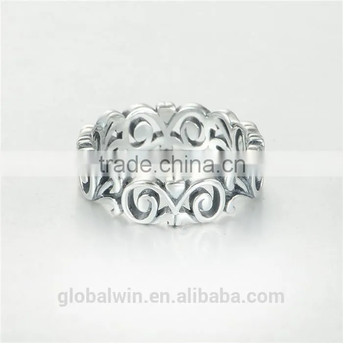 Fine Jewelry Value 925 Sterling Silver Heart Rings For Sale