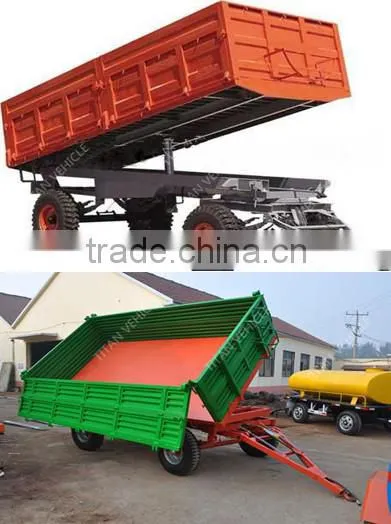 TITAN flatbed drawbar trailer