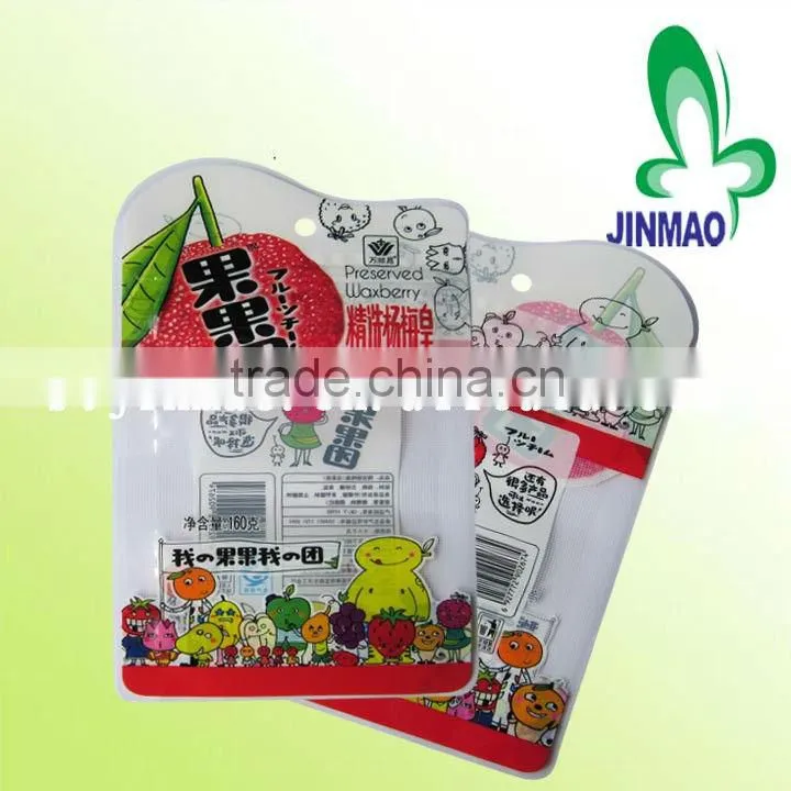 Custom flexible special shape plastic food packaging bag