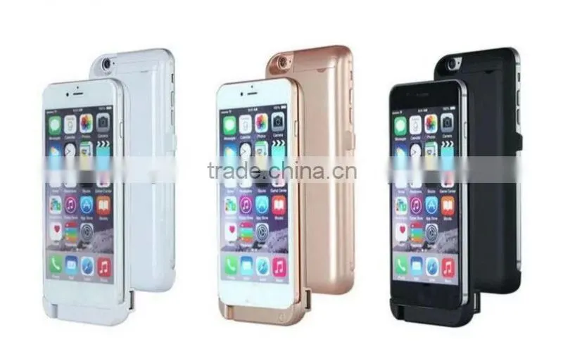 2016 New arrival cell phone case with battery charger for iphone 6