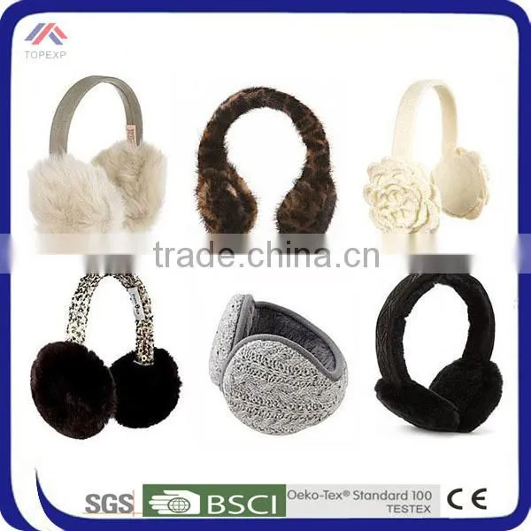 warm and cheap fashion cute animal earmuffs