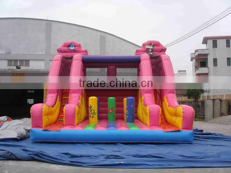 commercial sport inflatable dry slide, inflatable dry slide, bouncy inflatable slip and slide
