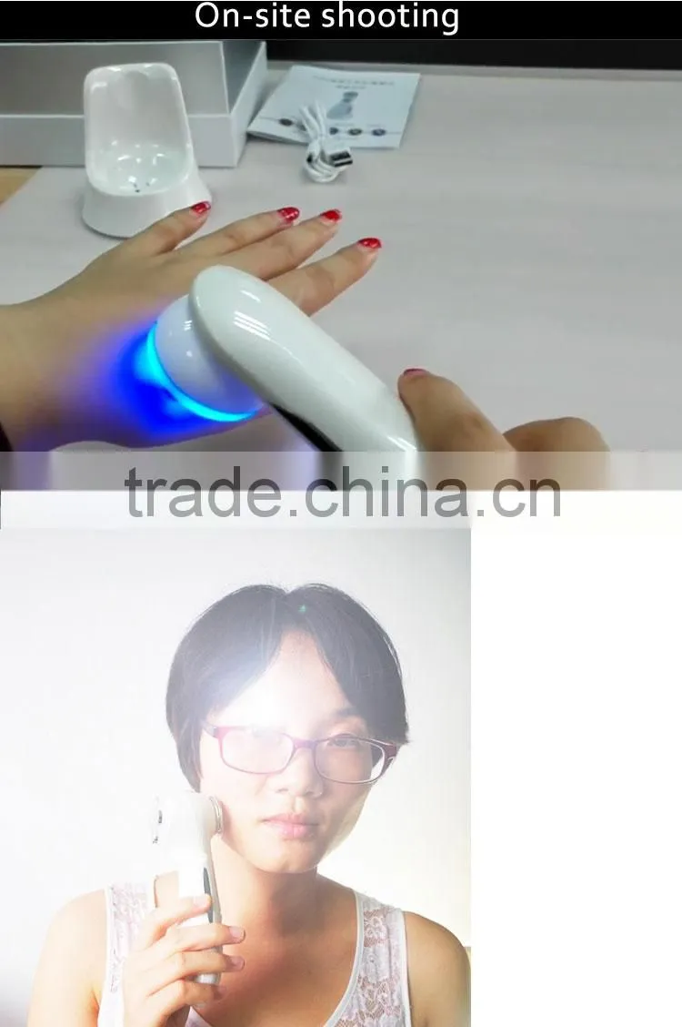 Handheld handheld ultrasonic face lift beauty machine aloe vera face massage cream Black Head Remover