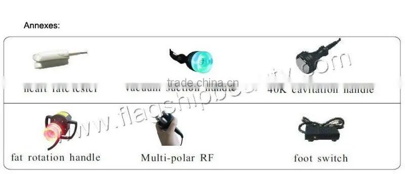vacuum and Ultrasound cavitation slimming machine M9