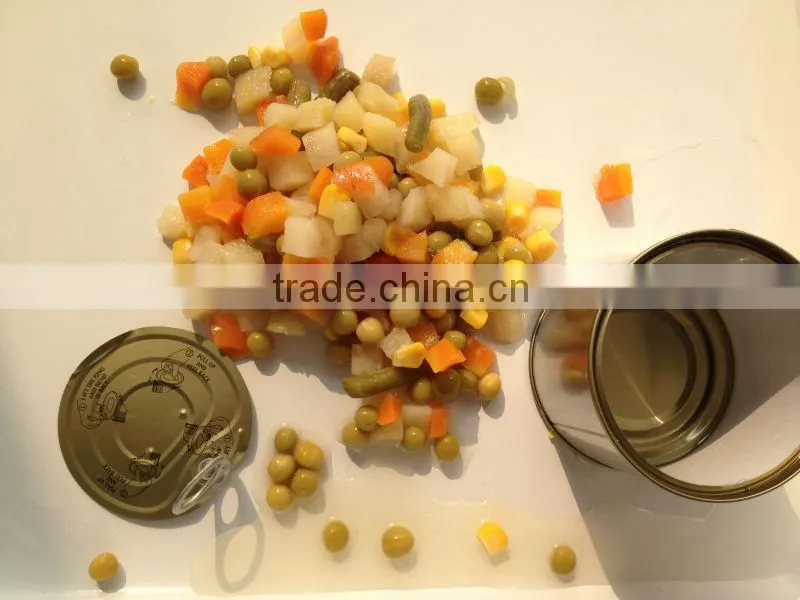 Health Food Canned mixed Vegetables
