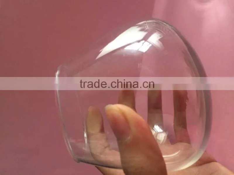 200 ml transparent wine decanter with customized logo printing