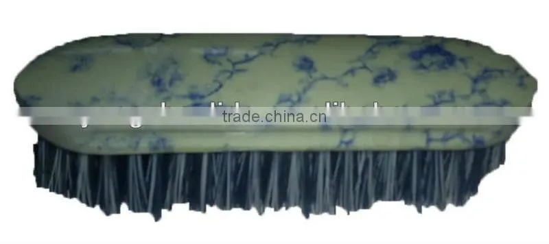 corlorful wooden back horse face brush