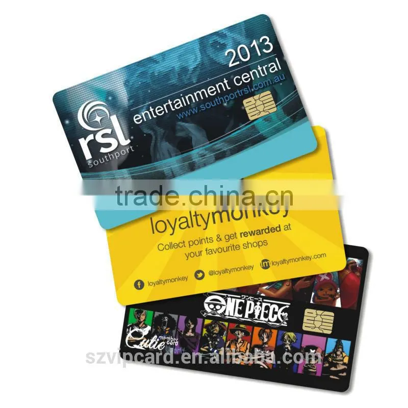SLE4442 chip contact smart card
