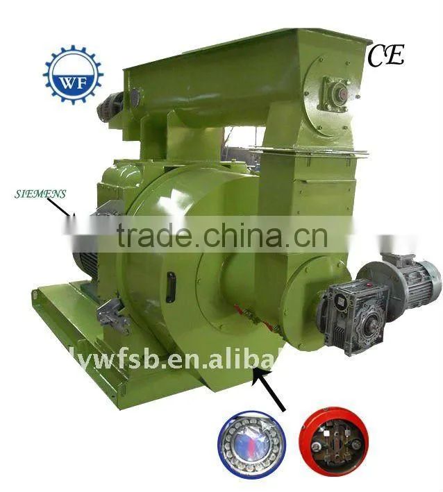 1t/h biomass fuel pellet machinery with gear drive and low price