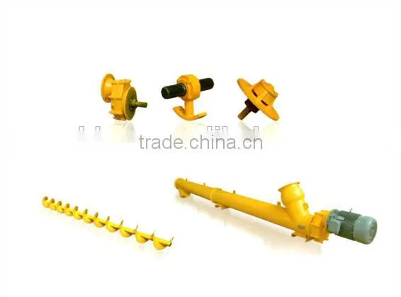 Stainless steel shaftless screw conveyor for powders
