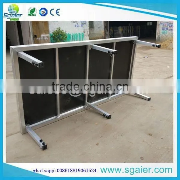 Easy collapsible stage platform,big thickness stage with leg