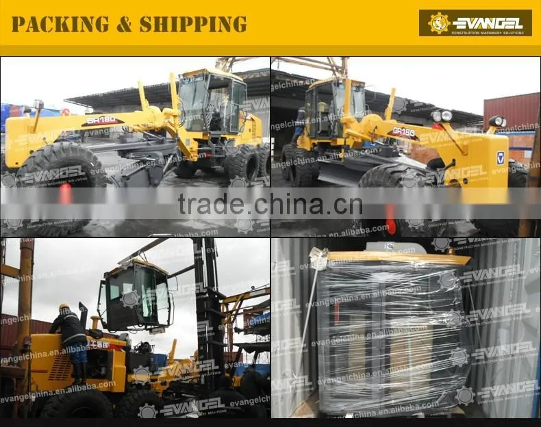 CHANGLIN manufacturer motor grader 350ps 350hp 735M with blades attachments