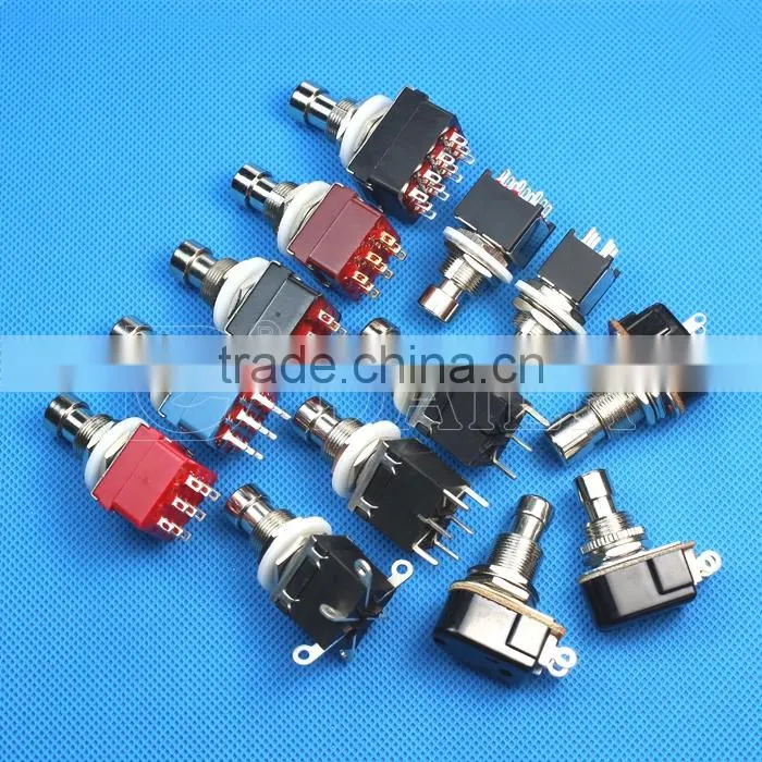 PJ-644F plastic phone jack with short PCB terminals 6.35mm jack socket