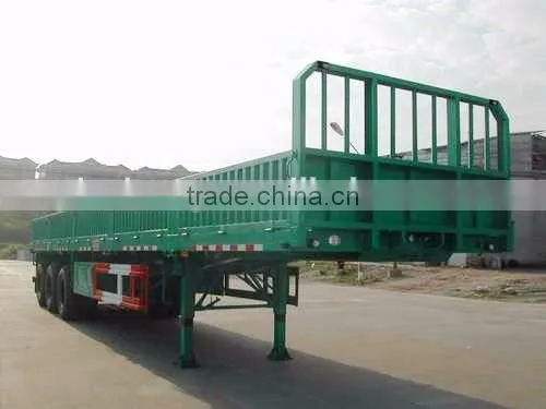 Tri-Axle 40ft side wall loader trailer for cargo transport