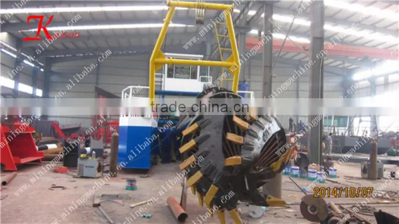 River sand pump dredger