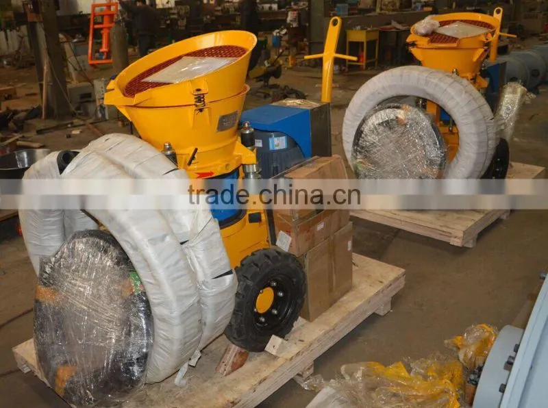 Small Sized Air Motor Drive Dry Mix Shotcrete Sprayer