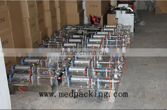 Semi-auto Single Head Cream Shampoo Paste Pneumatic Filling Machine