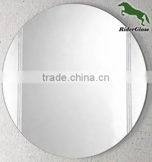 High Quality 1.3mm-6mm Round Colored Mirrors Home Decoration Tinted Float Glass Colored Mirror Glass