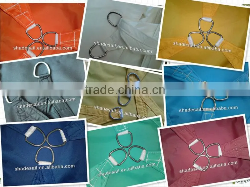 Outdoor beautiful low price Polyester waterproof Sun Shade sail