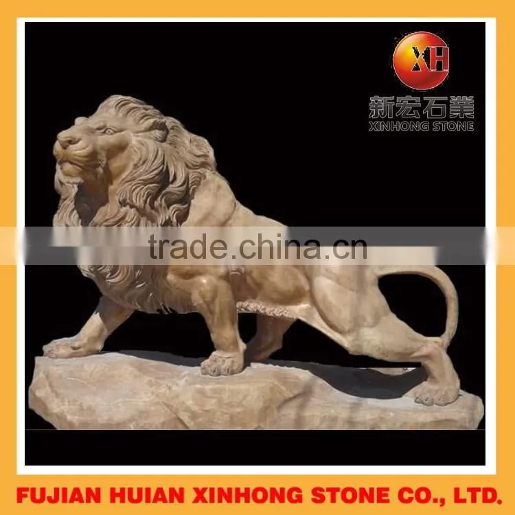 big stone lion statue in garden sculpture for sale