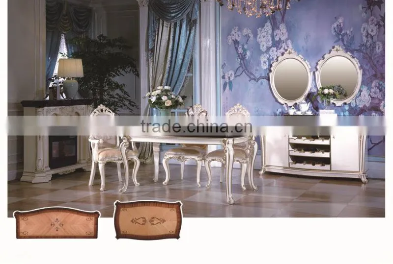 Bisini Dining Room Furniture, Luxury Antique Solid Wood Dining Room Furniture Dining Table