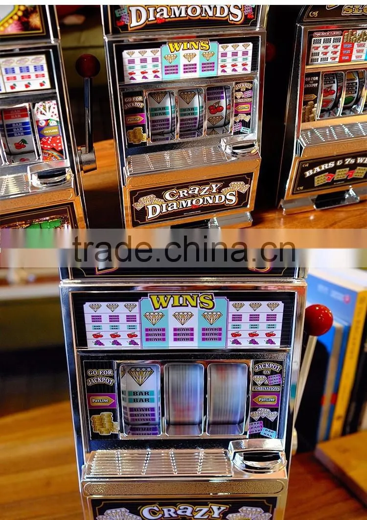 Creative Slot Machine Design Funny Money Box, Household Lucky Slot Machine Decorative Gift Piggy Bank For Wholesale