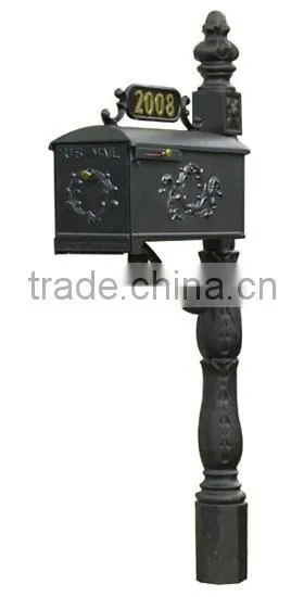 Hot sale factory directly cast aluminum home mail box