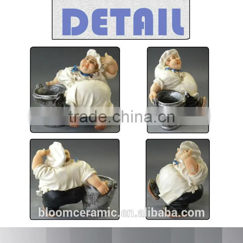 Super quality custom-made polyresin bucket wine bottle holder