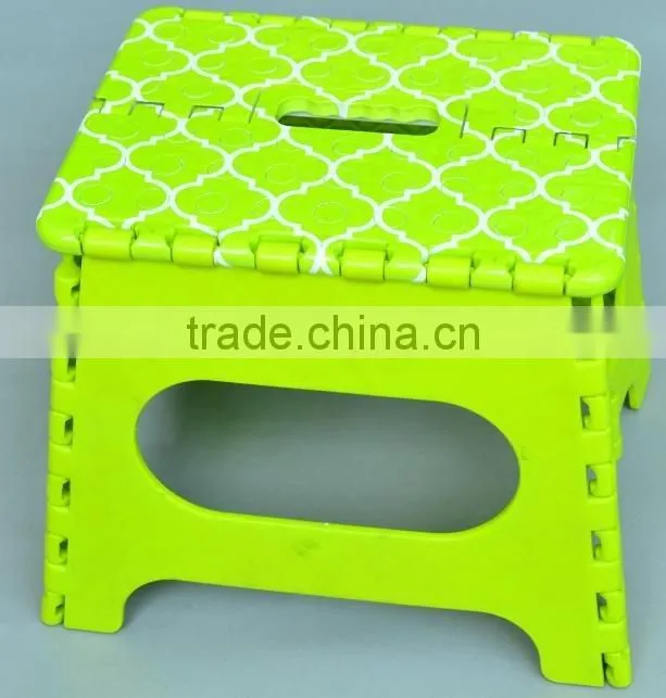 water transfer printed kids foldable stool