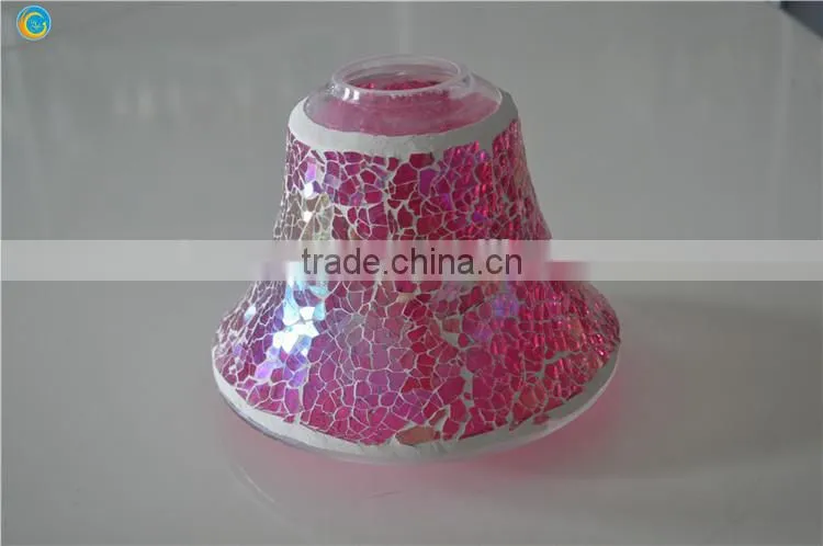 small glass oil lamp for candle mosaic table lamp